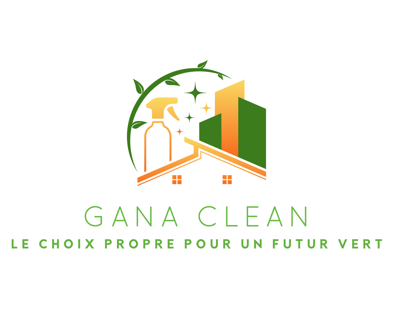Logo de nettoyage écologique